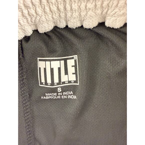 Title Boxing Shirts - Set of 2, Blk/Yellow Satin Blk/Wht Polyester, Men's Small - Picture 8 of 14